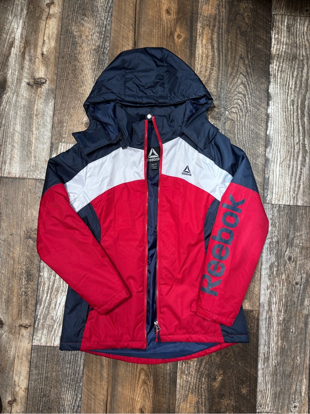 Reebok Navy Hooded Jacket